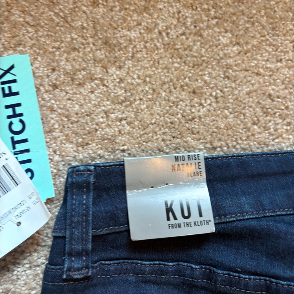Kut from the Kloth Blue Flare Wide Leg Jeans